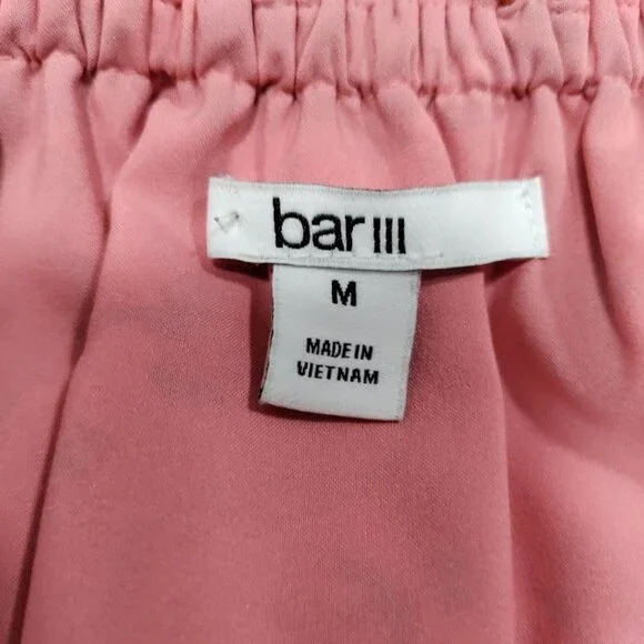 Bar III Women's Multicolor Floral Off-Shoulder Floral Ruffle Top Size Medium - Picture 5 of 12